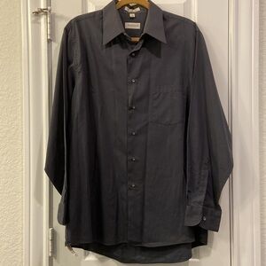 VanHeusen - dark gray Button down Dress Shirt